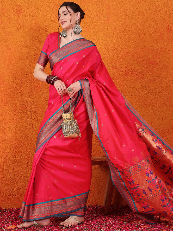 Heritage Paithani Delight In Rani
