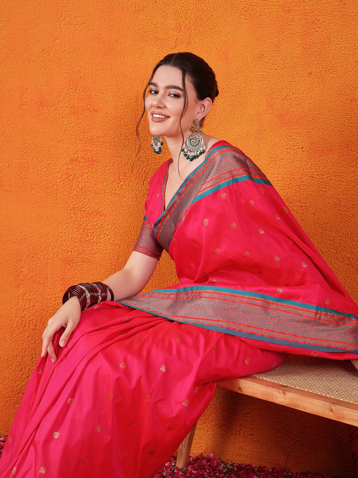 Heritage Paithani Delight In Rani