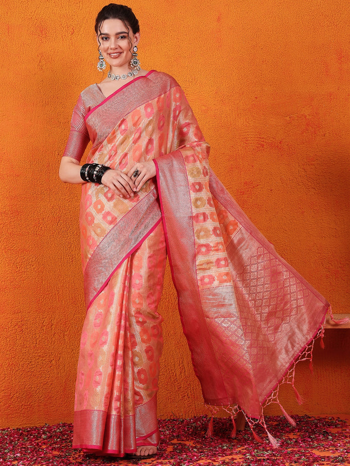 Organza Rangkat Silk Saree