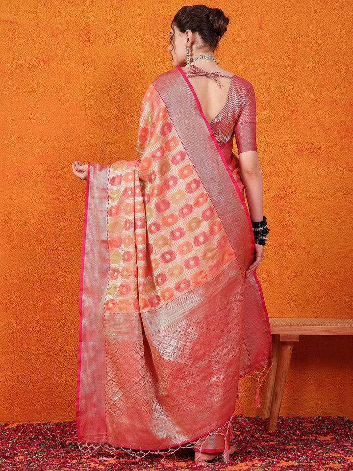 Organza Rangkat Silk Saree